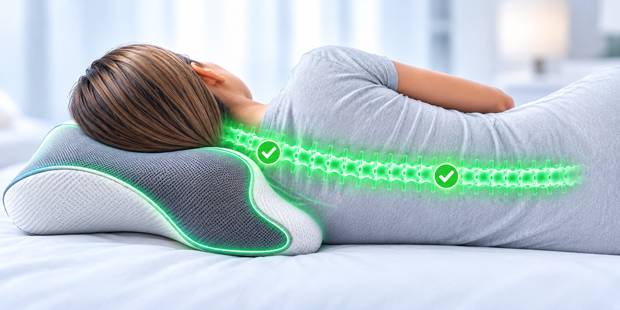 Comparación con apoyo cervical