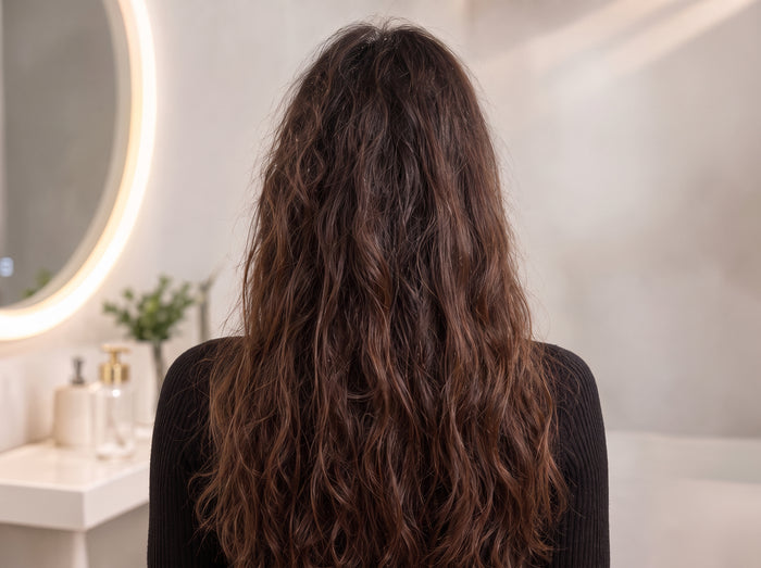 Cabello antes de usar el cepillo